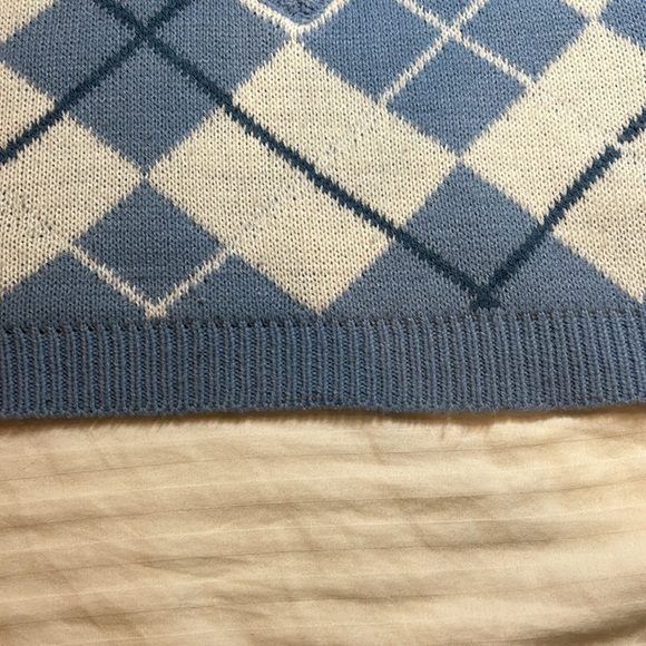 AÉROPOSTALE knitted blue sweater vest - Picture 4 of 7
